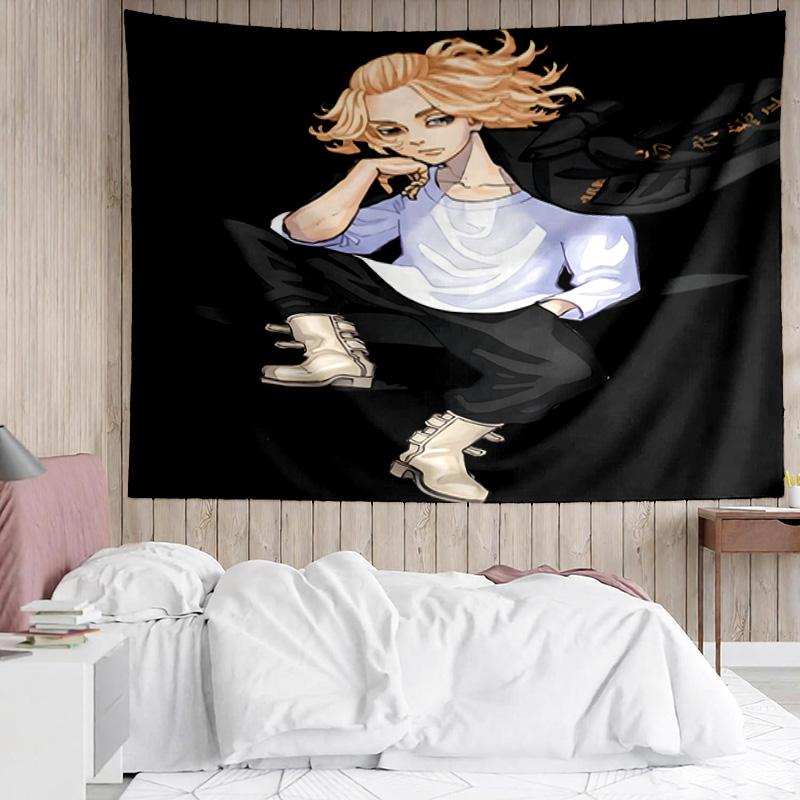 1PC Tokyo anime K-pop music group Tapestry Accessories for Bedroom,Livingroom, dormitory Room Wall Decor Fan Birthday Gifts