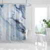 Marble Texturxury Bathroe Luom Shower Curtain Modern Polyester Fabric Shower Curtain Bathtub Accessories Bath Screen with Hooks