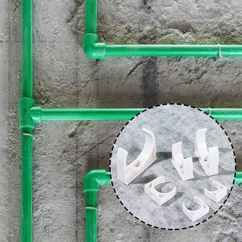 10 Adet Sulama Adaptörü Su Borusu Tutucu Bahçe Sulama Boru Bağlantı Klipsi Dayanıklı Boru Kelepçesi