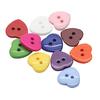 100PCs Heart Mixed Colors Resin Buttons Fit Sewing or Scrapbooking 10mm