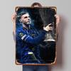 Palmer Player Holding Trophy Printed Poster Customized Wall Art Retro Vintage Metal Tin Signs for Home Room Decor Men Man Cave