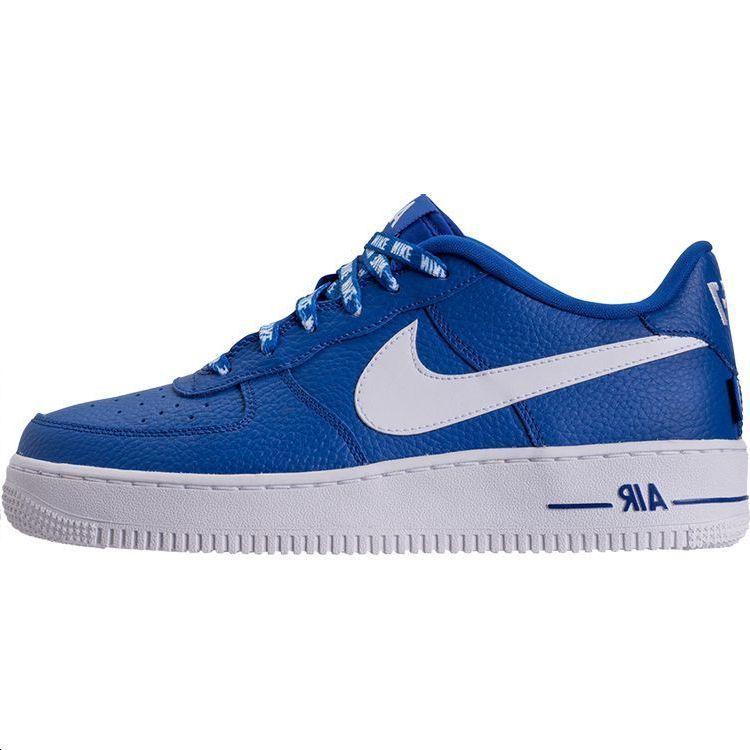 

Женские кроссовки Nike Air Force 1 LV8 Low GS Game Royal синие сине-белые 820438-403 37.5