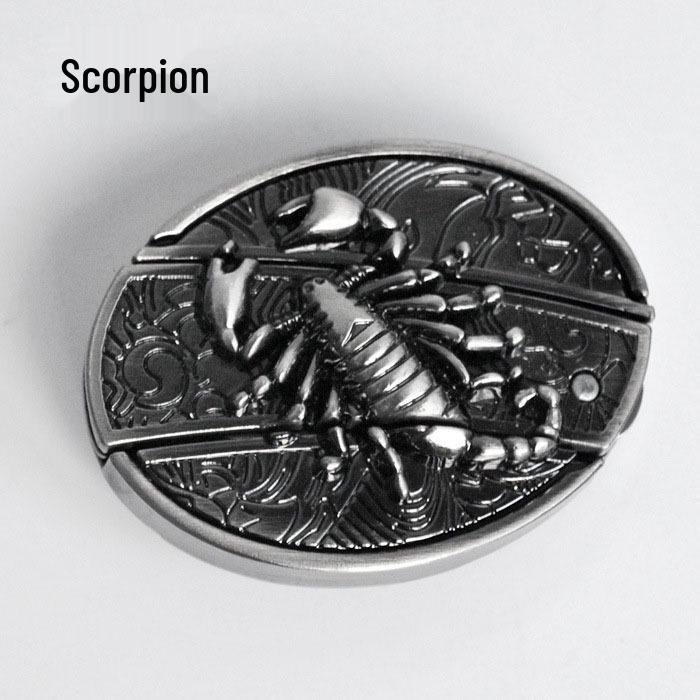 Pánská punková androgynní spona na opasek nůž - Cool hip hopový styl, Sebeobranný doplněk