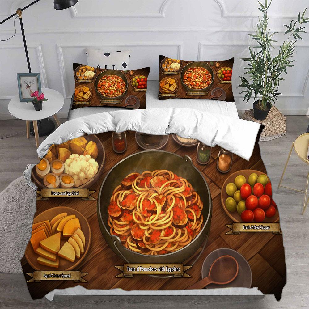 3D Printed Game Unicorn Overlord Bedding Sets Comforter Quilt Bed Cover Duvet Cover Pillow Case 2-3 Pieces Sets Kids Adult Size