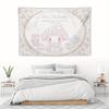 1pc Pink Floral My Melody Tapestry 2D Single Print Easy Hang Room Decor Daily Living Space Decorative Indoor Event Use Tapestry