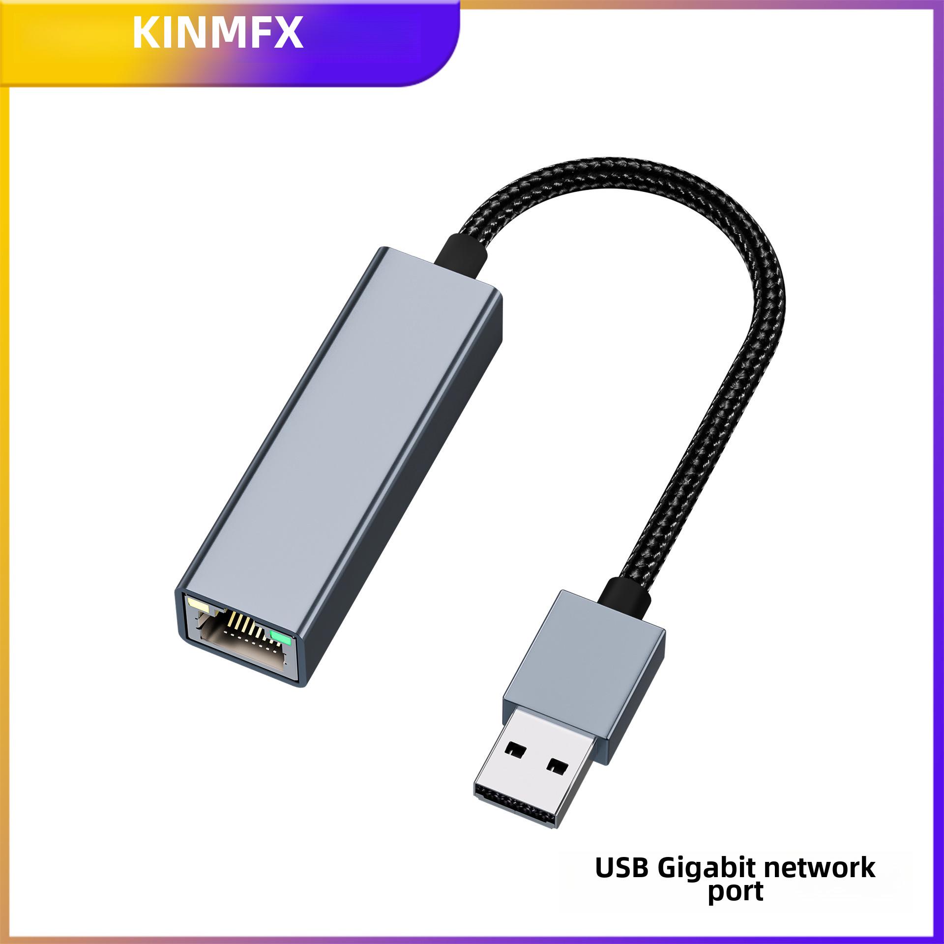 

USB to Ethernet Adapter, Type-C Gigabit Network Card for Tablets & Phones