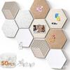 Hexagonal Soundproof Self-Adhesive Wall Panel – Noise Reduction Polyester Fiber Felt Board