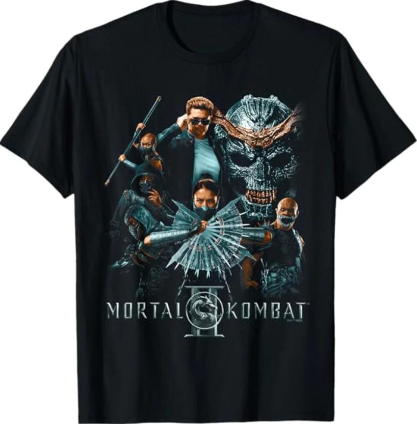 Mortal Kombat 2 Duotone Fighters T-Shirt 4XL