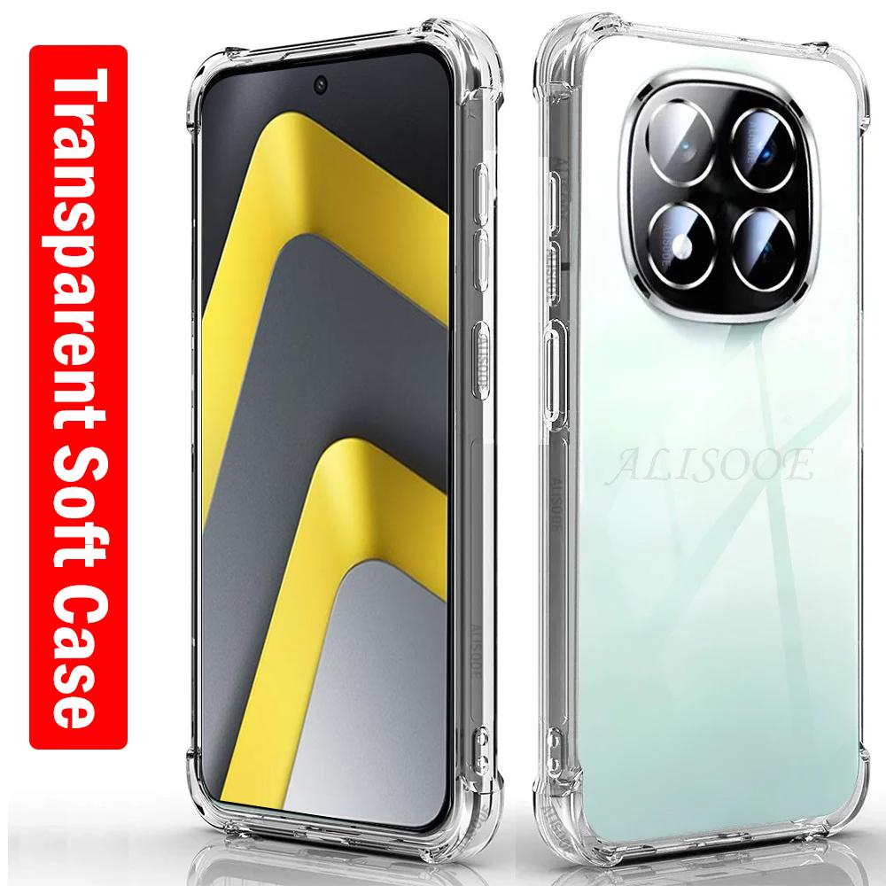 Transparent Funda for Xiaomi POCO M8 / M8 Pro 5G Case Ultra Thin HD Clear Soft TPU Protection Phone Cover Capa