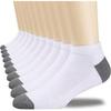 5/10 Pairs Colour Blocked Socks Summer Men's Resistant Sweat Wicking Short Cuff Socks Lightweight Casual Sports Socks All Season Low Cut Socks