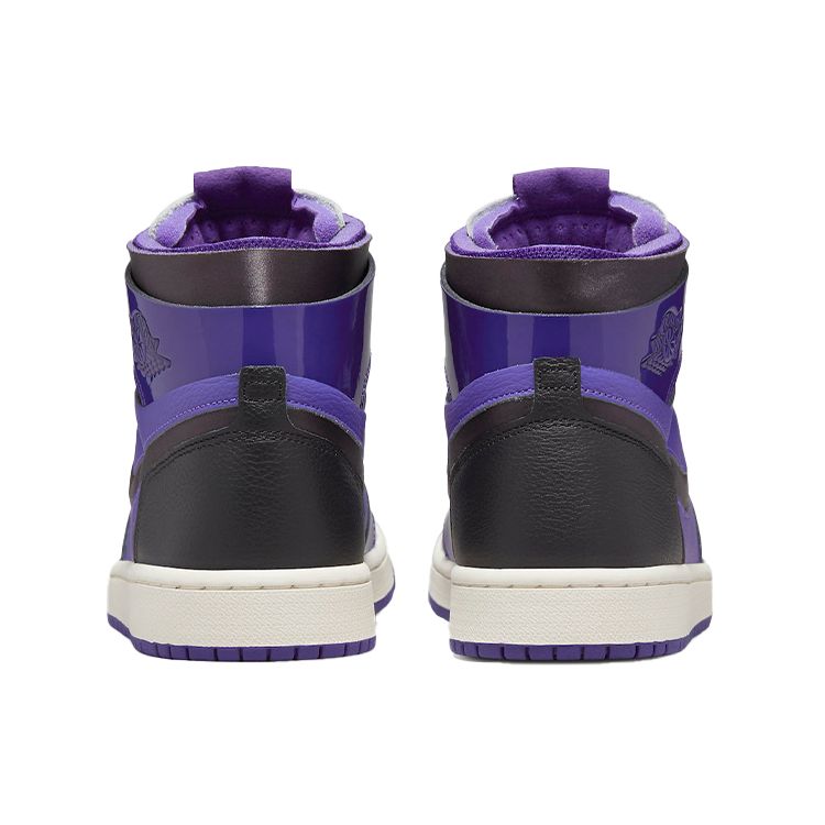 Air Jordan 1 Zoom Comfort Court Purple Lack Damen Sneaker Schwarz CT0979-505