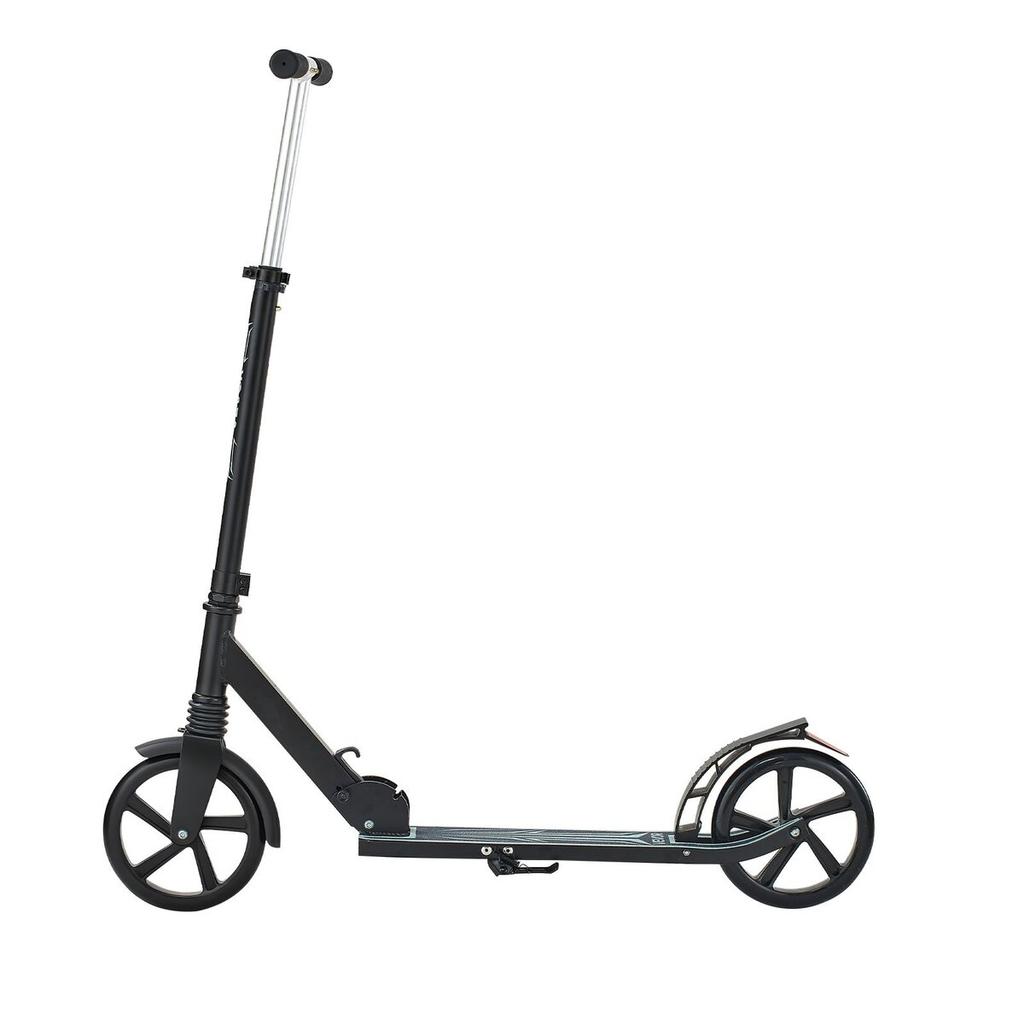 Kick Scooter for Kids Ages 8+, Teens & Adults, 2-Wheel Toddler Scooter with Adjustable Height Handlebar, Wide Anti-Slip Deck, Foldable Lightweight