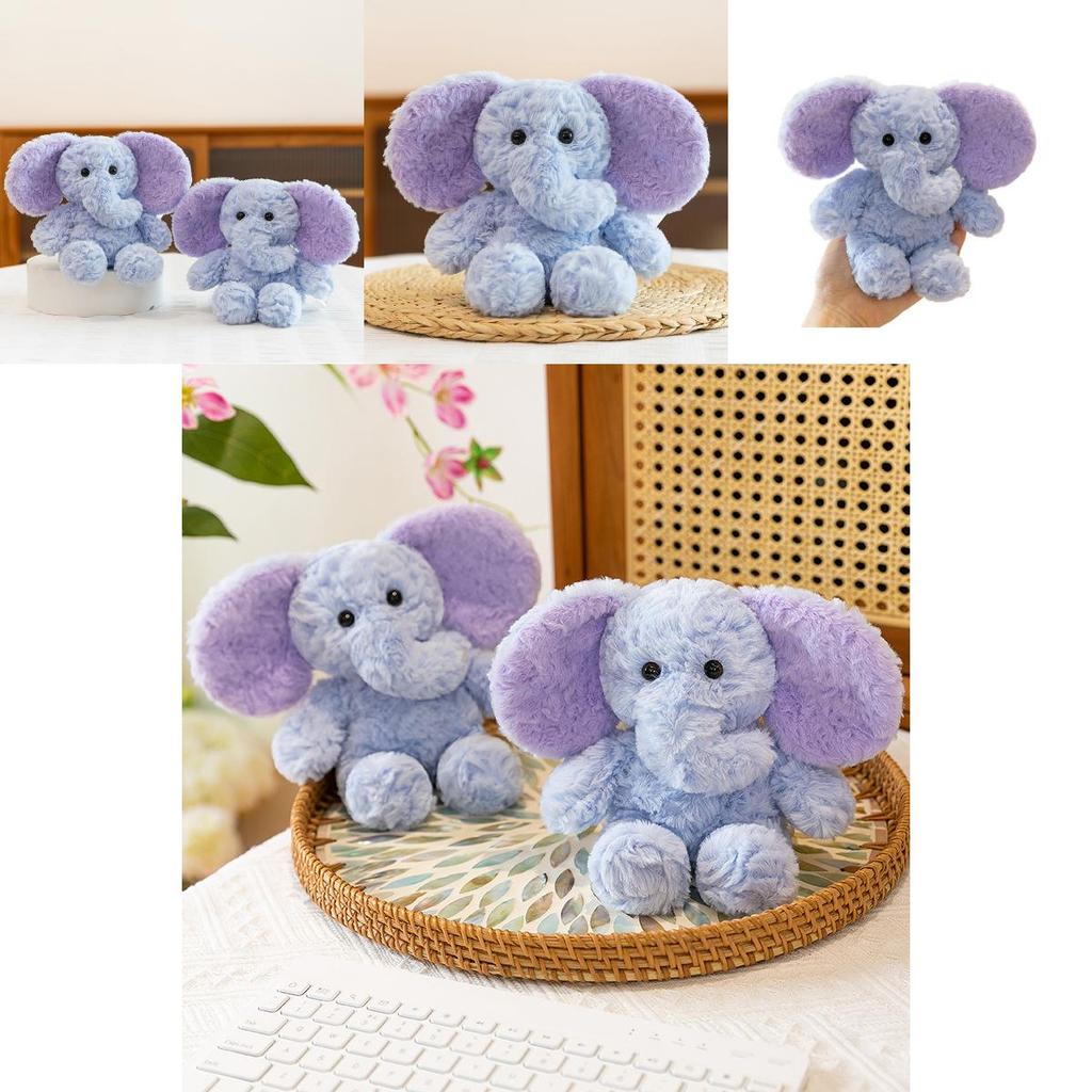 Scented Elephant Stuffed Animal Keychain With Clip For Kids Room Decor