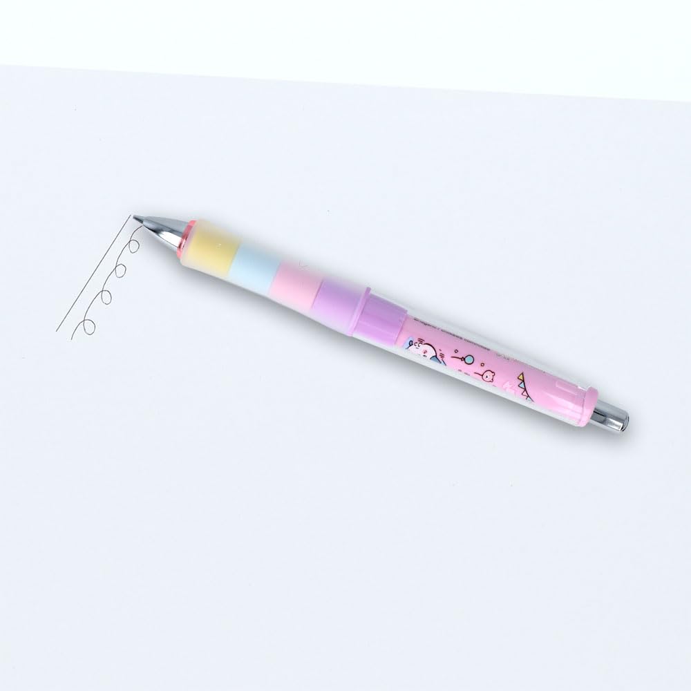 Sun-Star Stationery Chiikawa Sharp Pencil Doctor Grip CL Play Border 0.5mm Balloon S4485190