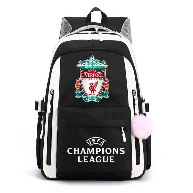 3 Piece School Backpack Set for Students Large Capacity Oxford Cloth Schoolbag with Shoulder Strap and Pencil Case