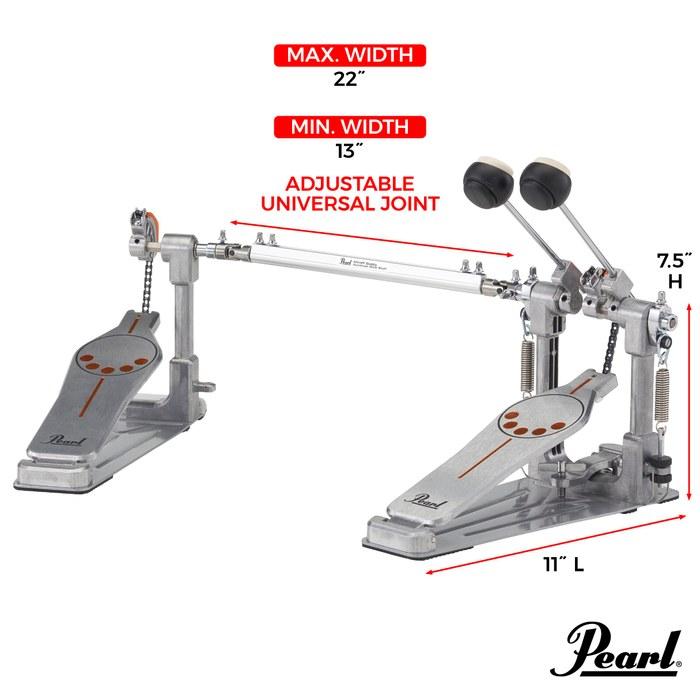 Pearl Demonator Drum Pedal Twin Pedal Complete Set P-932 ZZ3 Double