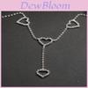 Bridal Jewelry Fashionable European And American Waist Chain With Sexy Model Water Diamond Love Waist Chain