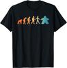 Diseño Divertido de Meeple para Hombres Mujeres Amantes de la Evolución de Meeple Camiseta Ropa de Mujer Tops Camisetas Gráficas Ropa De Mujer