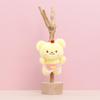Cute Butter Bear Plush Doll Keychain Pendant