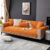 Chenille Sofa Cushion Non-slip 4 Season Universal Sofa Cover Solid Color Irregular Leaf Sofas Towel Living Room Decor Cushion
