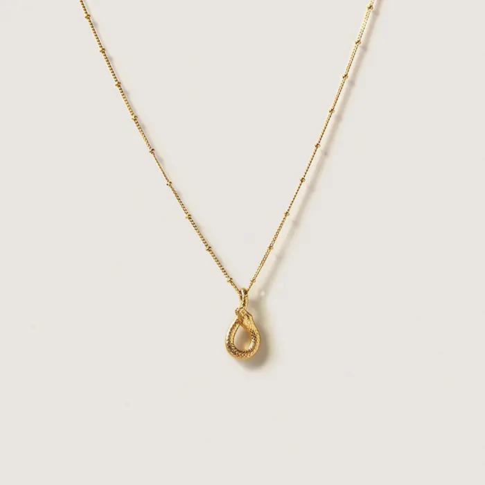 Circle Snake Necklace