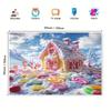 2D Flat Print Magical Candy Land Backdrop for Studio Photoshoot & Live Stream