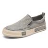 New Spring Mens Shoes Korean Style Versatile Trendy and Fashionable Light Luxury Casual Mens Canvas Shoes Flat Soled Trendy Shoes