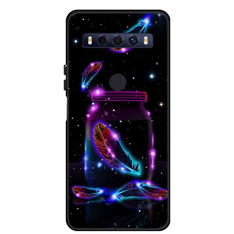For TCL 10 SE Case 10SE Coque Black TPU Silicone Soft Back Cover Cases For TCL 10 SE Phone Case 6.52" Funda Bag Protective Shell