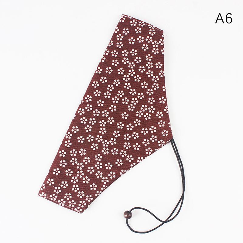 Portable Tableware Bag Japanese Printing Reusable Drink Straw Chopstick Cutlery Pouch Drawstring Bag Cutlery Bag For Spoon Fork