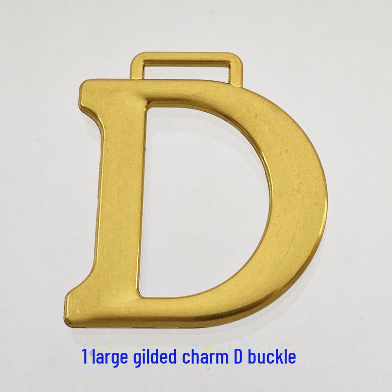 D-Shaped Pendant Buckle Spring Rod Handle Set for Saddle Bags