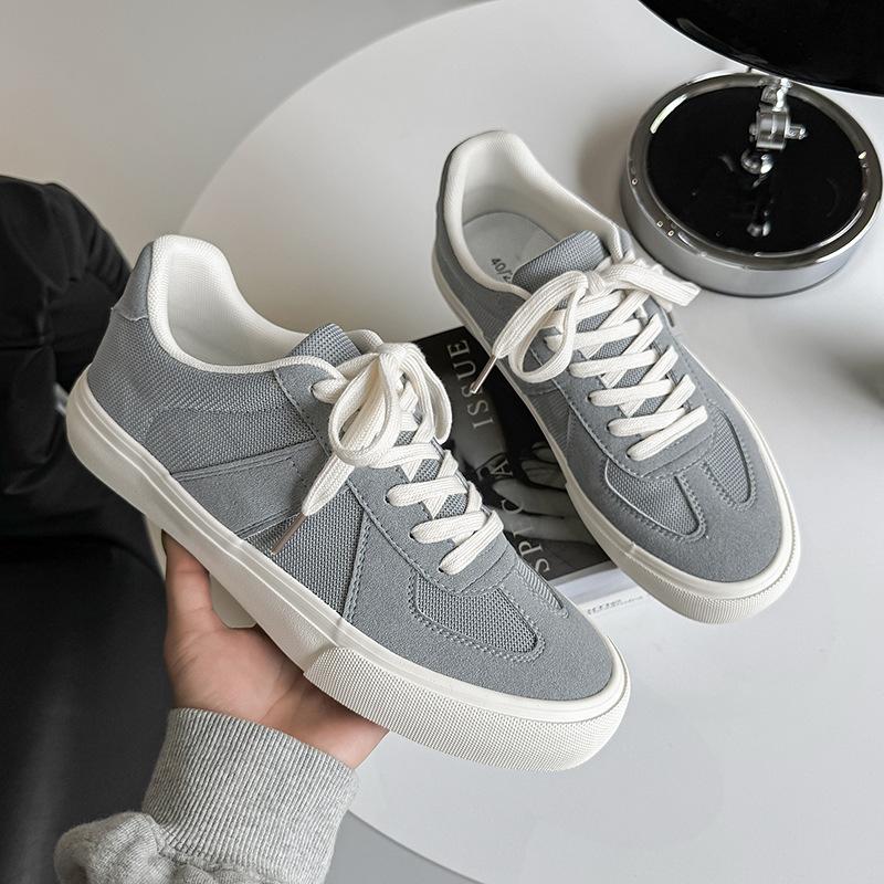 

AFANTING new student professional skateboard shoes American retro German training shoes long board casual shoes wear-resistant tide 1576 44 прусський синій колір