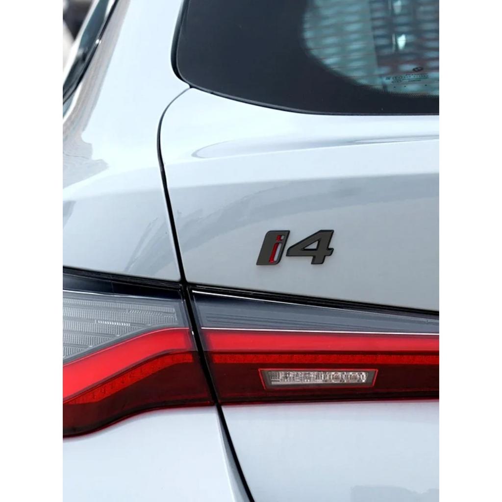 3D ABS i4 i5 Edrive40 Etc. Buchstaben-Plaketten-Aufkleber Heckklappen-Emblem-Aufkleber