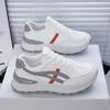 Spring Women's Breathable White Sneakers, Versatile Korean Style with Thick Soles for Height Boost, Casual Dad Shoes