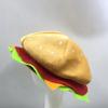 Hamburger Hat Crazy Party Supplies Decorations Silly Cap for Adult Festival Food