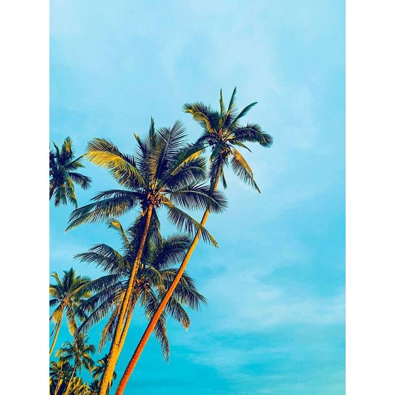 New 5D DIY Diamond Painting Sea View Diamond Embroidery Sandy Beach Cross Stitch Full Round Drill Home Decor Manual Gift