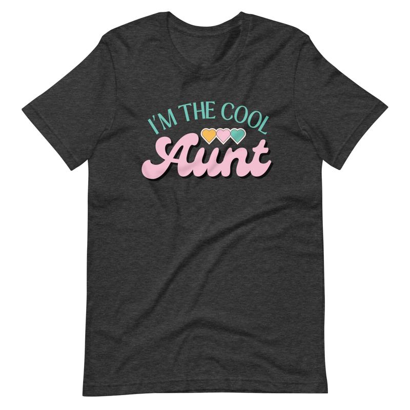 

Retro I m the Cool Aunt t shirt S M L XL 2X 3X 5XL різнокольоровий
