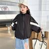 BLZXIAN Windbreaker Jacket for Mountain Junior Loose Full Korean Suitable for Sizes Size Height Children's Girls, Spring/Autumn Parka, Girls' Coat,