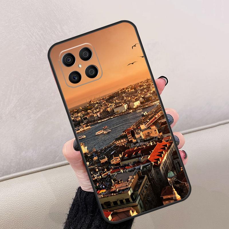 Turkey Istanbul Scenery Building For Honor Magic 8 6 7 Pro Case For Honor 400 Lite 200 50 70 90 X8c X8b X9a X9b X9c X9d Win RT