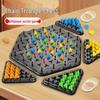 Triangle Chess Rubber Band Toy - Kids' Geometric Thinking Game for Intellectual Development and Parent-Child Interaction