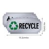 CT714 Magnetic Trash Sorting Bin Labels - Eco-Friendly Reusable Stickers