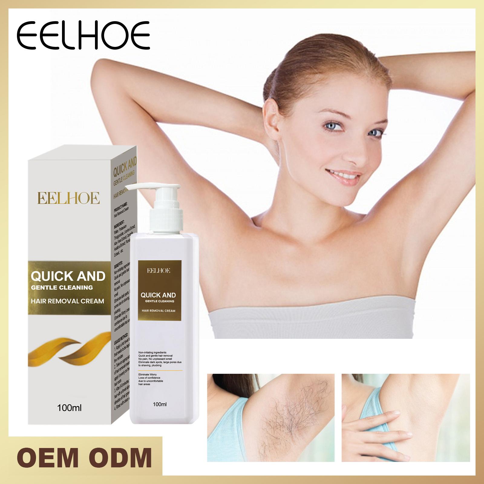 

EELHOE Крем для перманентного удаления волос Ингибитор удаления волос на лице Безболезненная безопасность Питает Восстанавливает Разглаживает уход за кожей