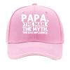 PAPA THE Unisex   Adjustable Strap Breathable Unisex Hat with Lettering YK Style for Women  Unisex Sandwich Baseball Cap