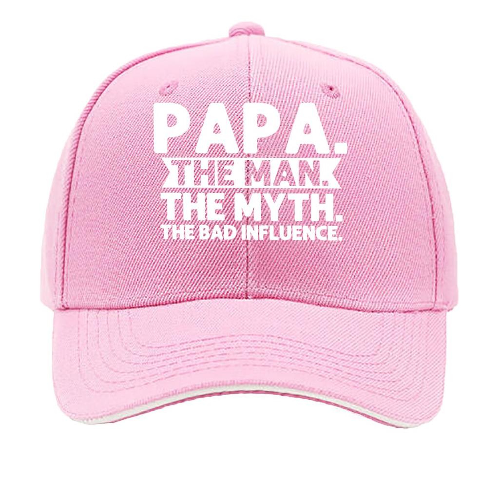 PAPA THE Unisex Adjustable Strap Breathable Unisex Hat with Lettering YK Style for Women Unisex Sandwich Baseball Cap