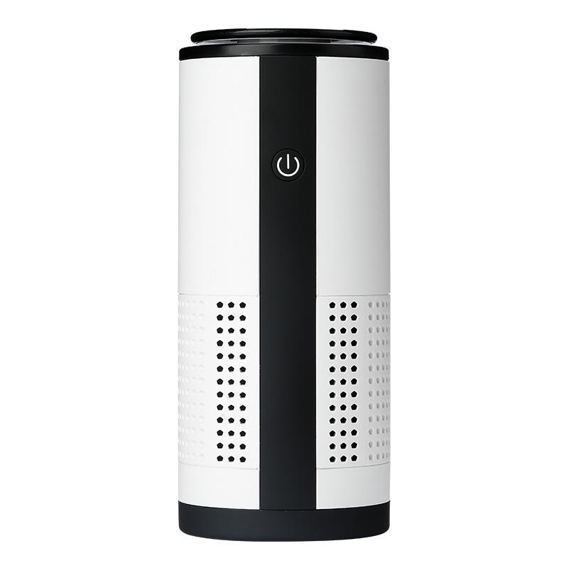 USB Rechargeable Aroma Ion Air Purifier with Digital Display and Deodorizing Feature for Cars