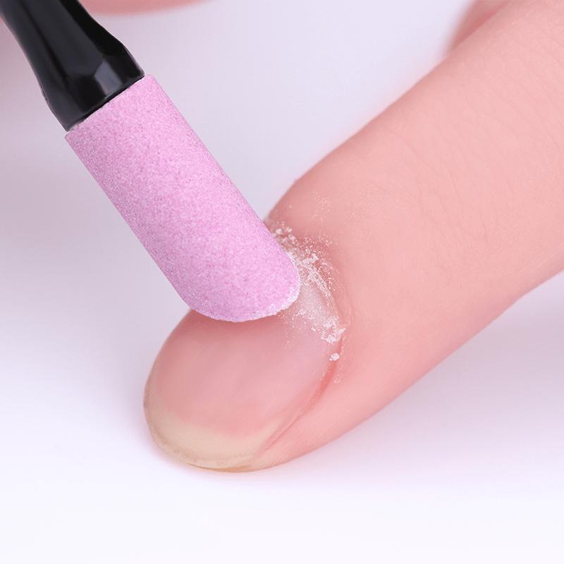 1pc Quartz Stone Scrub Nail Cuticle Remover, Dead Skin Remover Nail Art Trimmer Polished Rods, Professional Nail Art Care Tool