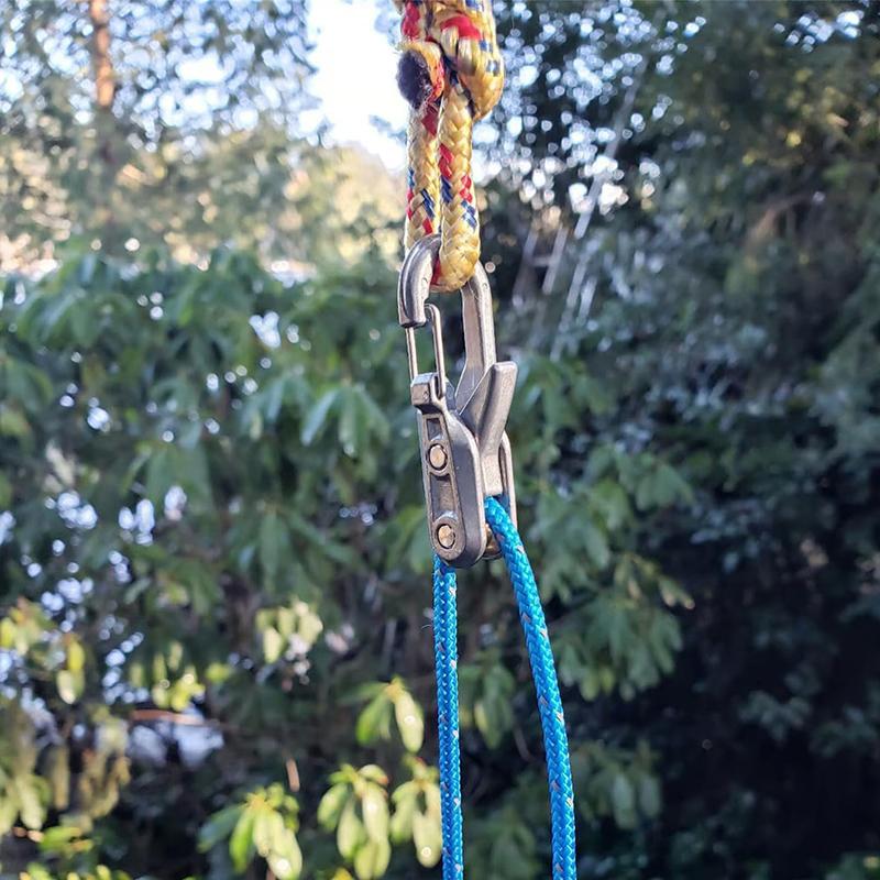 Rope Roller Paracord With Roller Cam Technology,Easy Secure Tie Down For Outdoor, Camping, And Boating Guy Lines