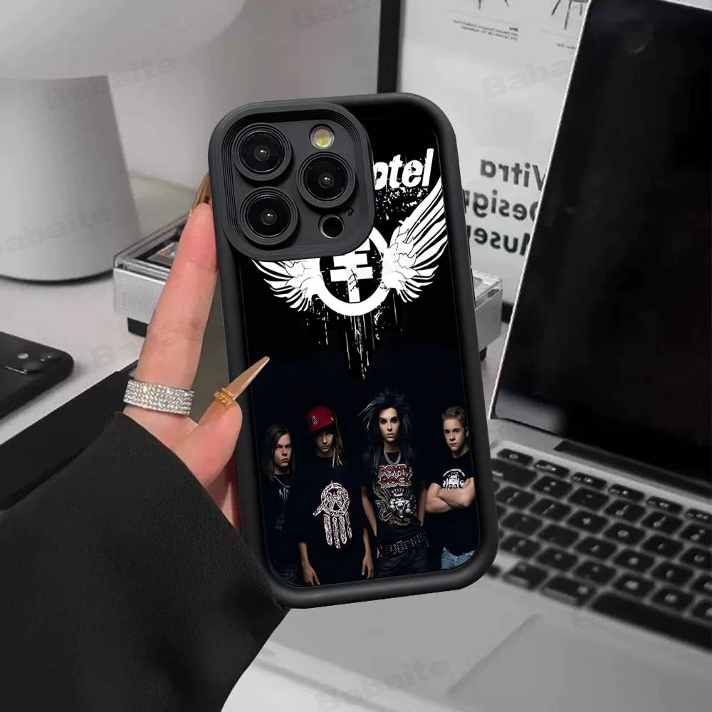 Singer Tom Bill Kaulitz T-tokio Hotel For IPhone 17 Pro Max 13 16 15 11 12 14 Plus Shockproof Soft Phone Cover iPhone 14