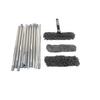 2 in 1 Window Cleaner with   Pole High Efficiency Window Wiper Squeegee for Home Commercial Use