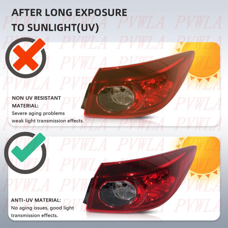 For Mazda 3 Sedan 2014 2015 2016 2017 2018 Car accessories Right Outer Side Tail Light Rear Brake Lamp Without Bulbs