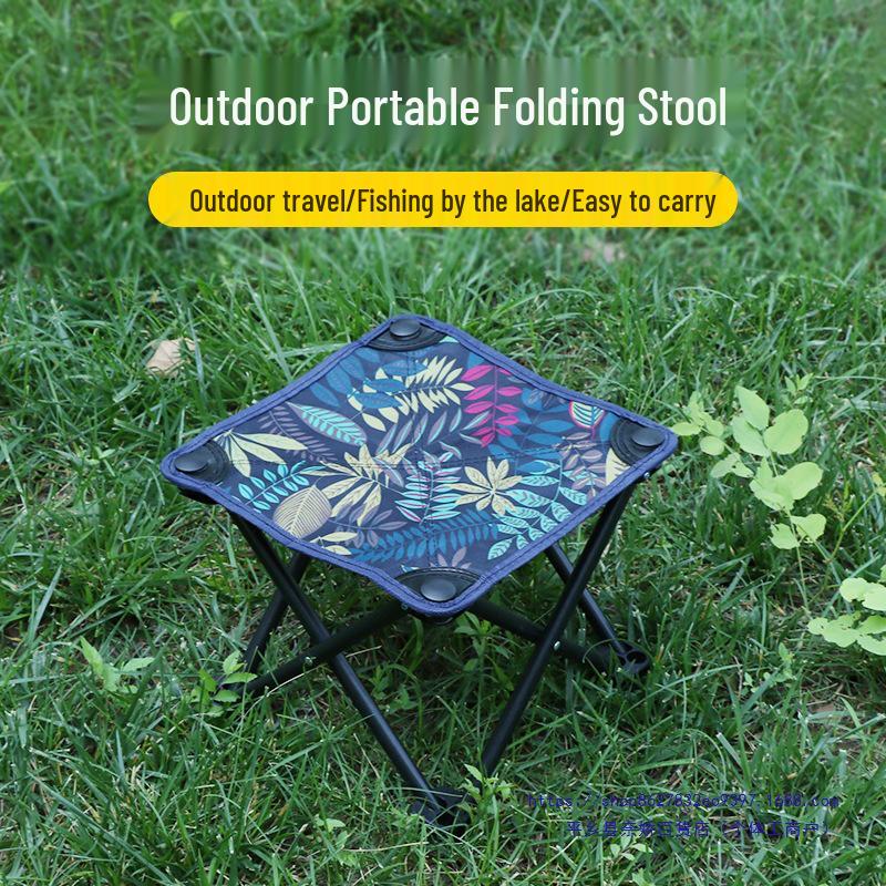 Portable Folding Stool for Outdoor Fishing, Camping, Art Sketching, and Beach Activities